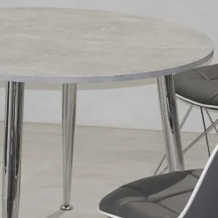 Wohnen Design Essgruppe in Rund - Flumicina (fünfteilig)