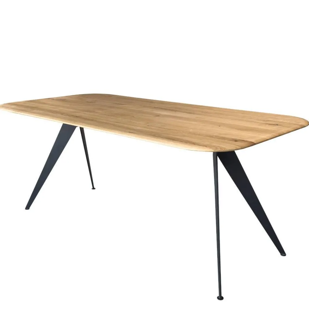 Wohnen Naturholzmöbel|Massivholzmöbel*Design Esstisch aus Wildeiche Massivholz - Vappo