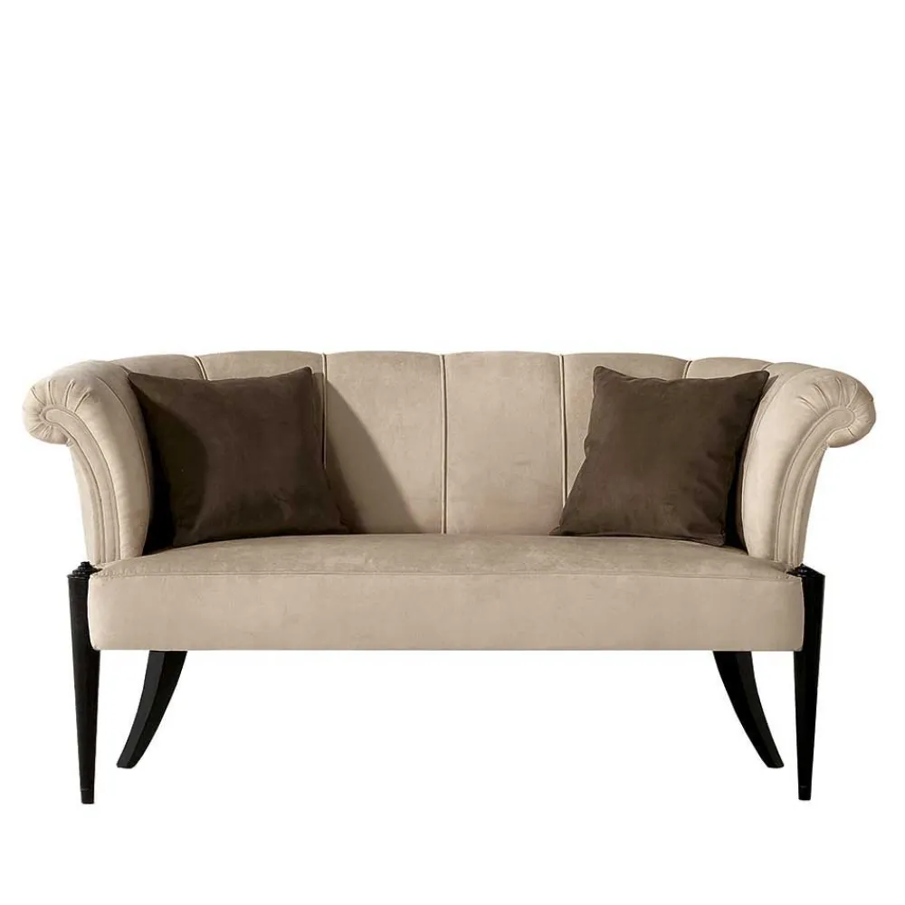 Wohnen Esszimmerbänke|Sitzbank*Design Esstisch Sofa in Beige - Toina