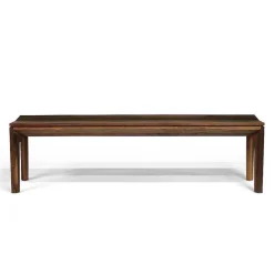 Wohnen Design Esszimmer Bank aus Nussbaum Massivholz - Edicenza