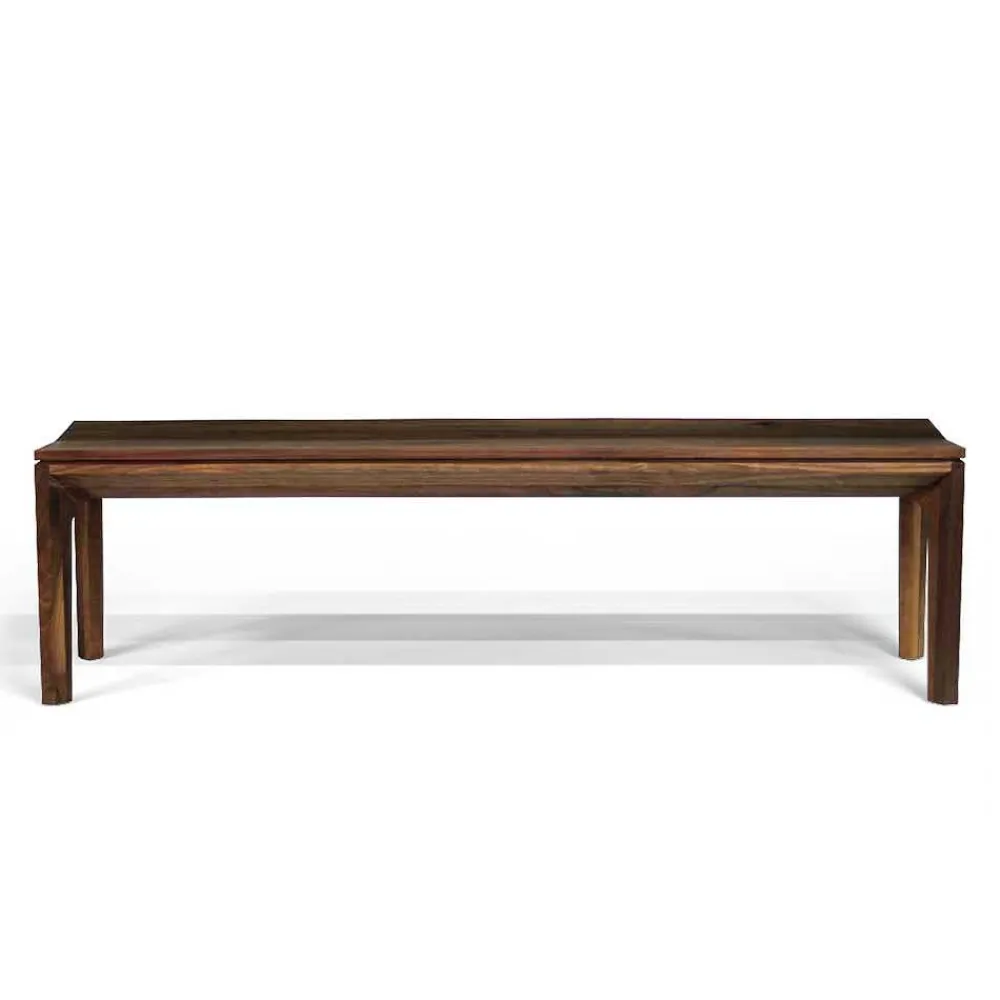 Wohnen Design Esszimmer Bank aus Nussbaum Massivholz - Edicenza