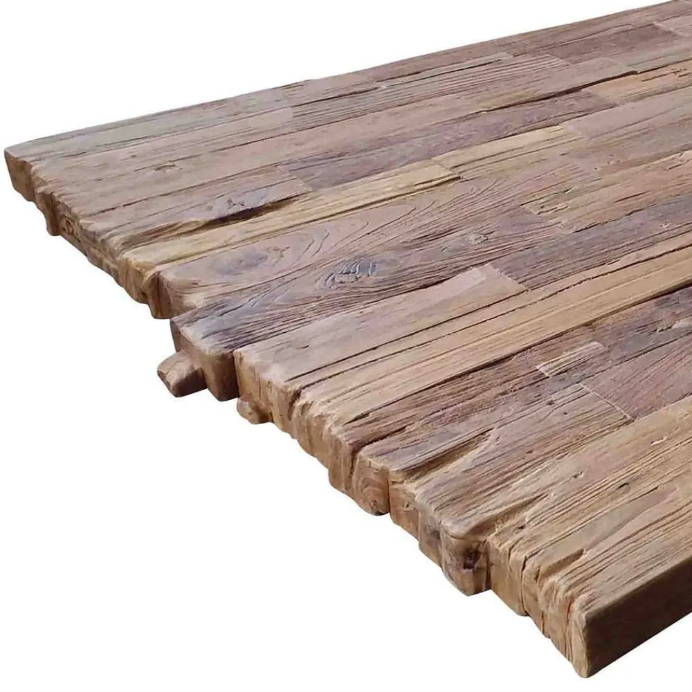 Wohnen Naturholzmöbel|Tische*Design Esszimmertisch aus Recyclingholz Teak - Burgos