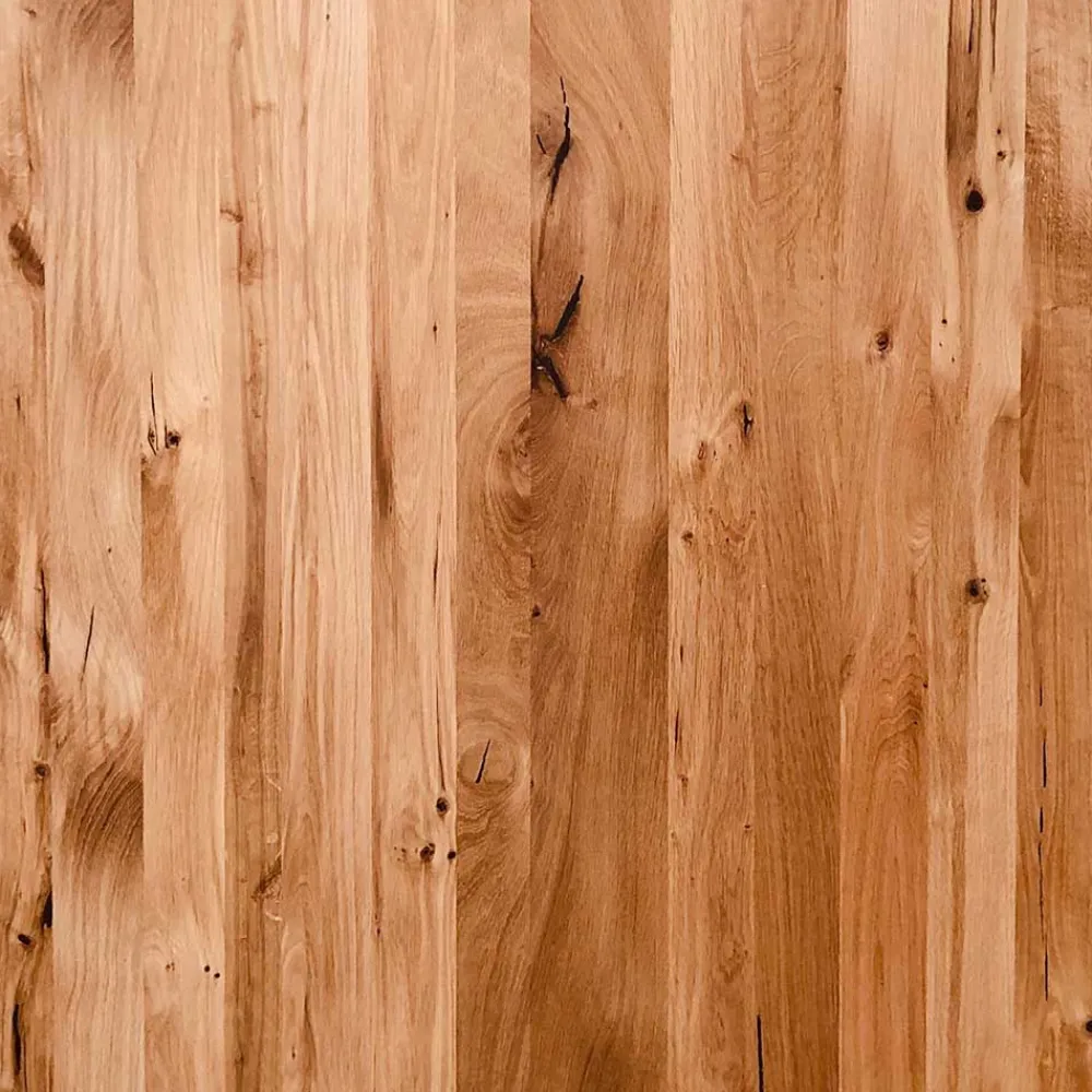 Wohnen Design Esszimmertisch mit geölter Holzplatte - Aschau