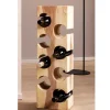 Wohnen Design Flaschenregal aus Mangobaum Massivholz - Yucata