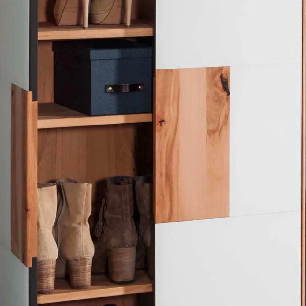 Wohnen Diele Komplett*Design Flur Möbel Set zweifarbig - Mandrey (vierteilig)