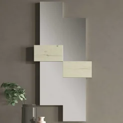 Wohnen Design Flur Set in Cremefarben & Weiß - Timos (zweiteilig)