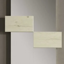 Wohnen Design Flur Set in Cremefarben & Weiß - Timos (zweiteilig)