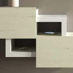 Wohnen Design Flur Set in Cremefarben & Weiß - Timos (zweiteilig)