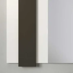 Wohnen Design Flur Set in Weiß & Schwarz - Riguna (zweiteilig)