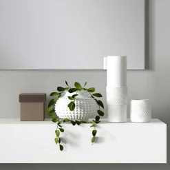 Wohnen Design Flur Set in Weiß & Schwarz - Riguna (zweiteilig)