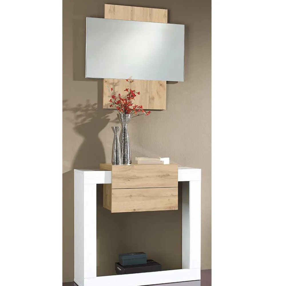 Wohnen Diele Komplett*Design Flureinrichtung mit Konsole - Masicuri (zweiteilig)