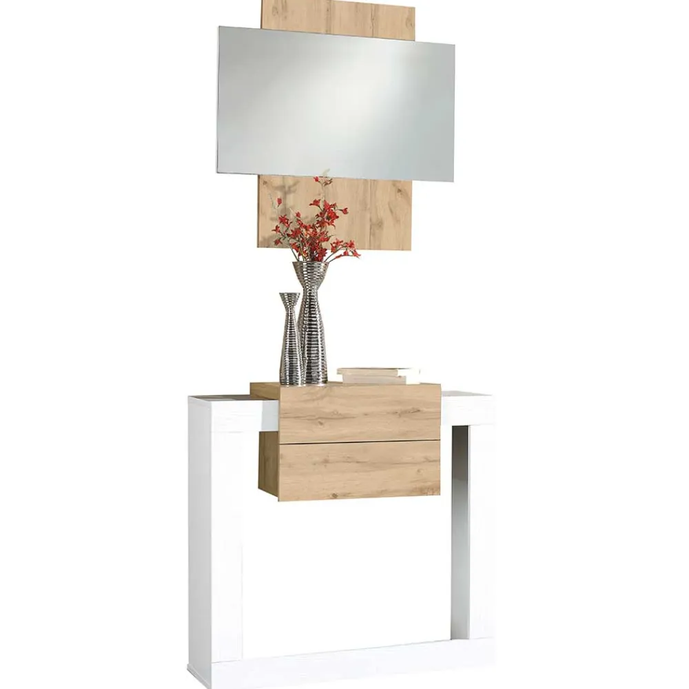 Wohnen Diele Komplett*Design Flureinrichtung mit Konsole - Masicuri (zweiteilig)