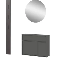 Wohnen Design Flureinrichtung Set - Flemingo (dreiteilig)