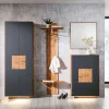 Wohnen Garderoben|Garderoben*Design Flureinrichtung Wildeiche - Mandrey (vierteilig)