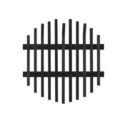 Wohnen Garderoben|Garderoben*Design Garderobe aus schwarzen Eichenholz-Leisten - Gangizo