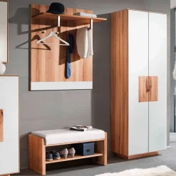 Wohnen Diele Komplett*Design Garderobenmöbel zweifarbig - Mandrey (dreiteilig)