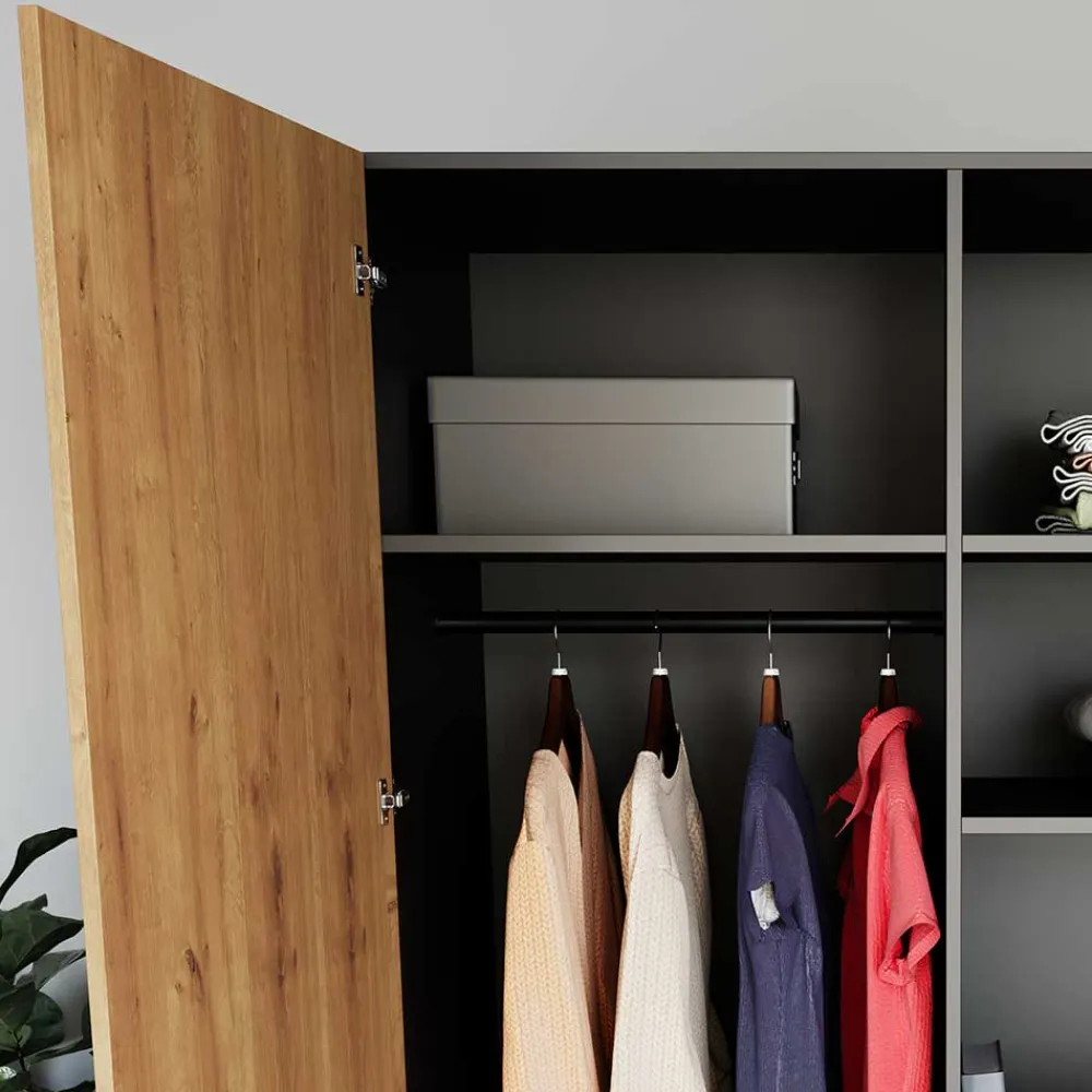 Wohnen Design Garderobenschrank in Wildeiche - Cavan
