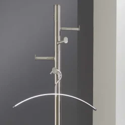 Wohnen Bürogarderoben*Design Garderobenständer aus Edelstahl Marcs gebürstet