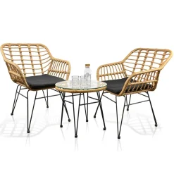 Wohnen Design Garten Sitzgruppe für Zwei - Kolage (dreiteilig)