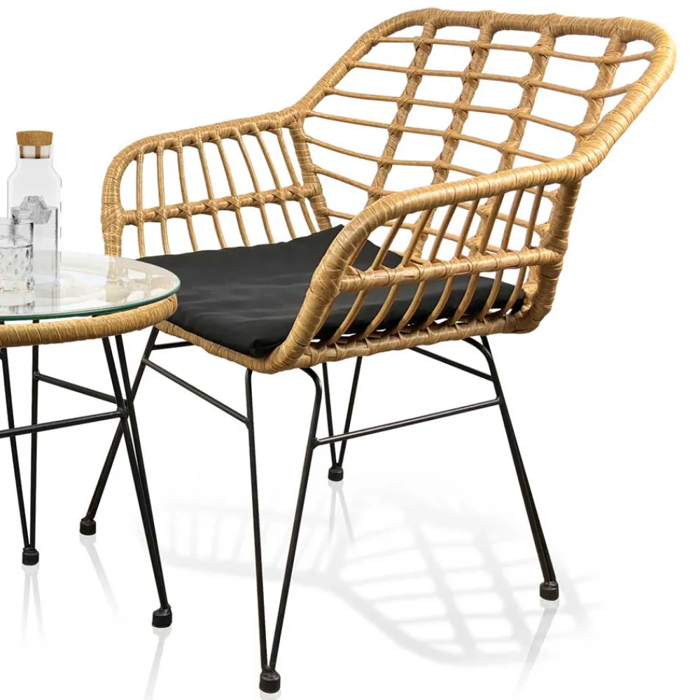 Wohnen Design Garten Sitzgruppe für Zwei - Kolage (dreiteilig)