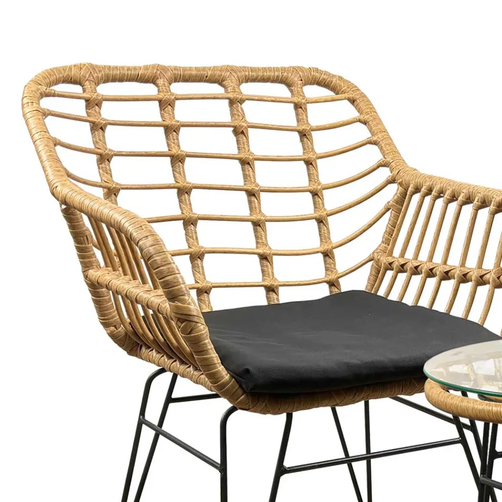 Wohnen Design Garten Sitzgruppe für Zwei - Kolage (dreiteilig)