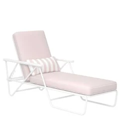 Wohnen Design Gartenliege in Weiß - Penulata