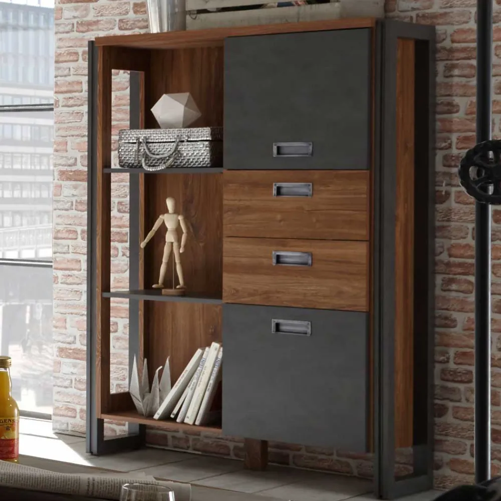Wohnen Design Highboard im Loft Style - Rompira