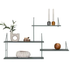 Wohnen Esszimmerregale*Design Hängerregal mit vier Böden - Asiatino