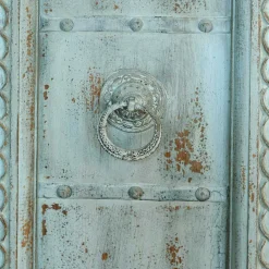 Wohnen Design Holzschrank in Türkis - Francys