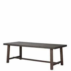 Wohnen Massivholzmöbel|Küchentische*Design Holztisch aus Eiche dunkel lackiert und gebürstet - Vedraza