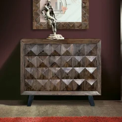 Wohnen Design Kombi-Kommode aus massivem Rosenholz - Christoma