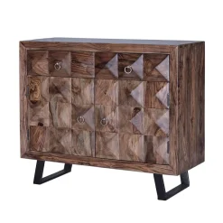 Wohnen Design Kombi-Kommode aus massivem Rosenholz - Christoma