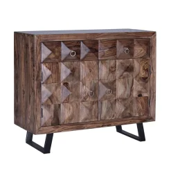 Wohnen Design Kombi-Kommode aus massivem Rosenholz - Christoma