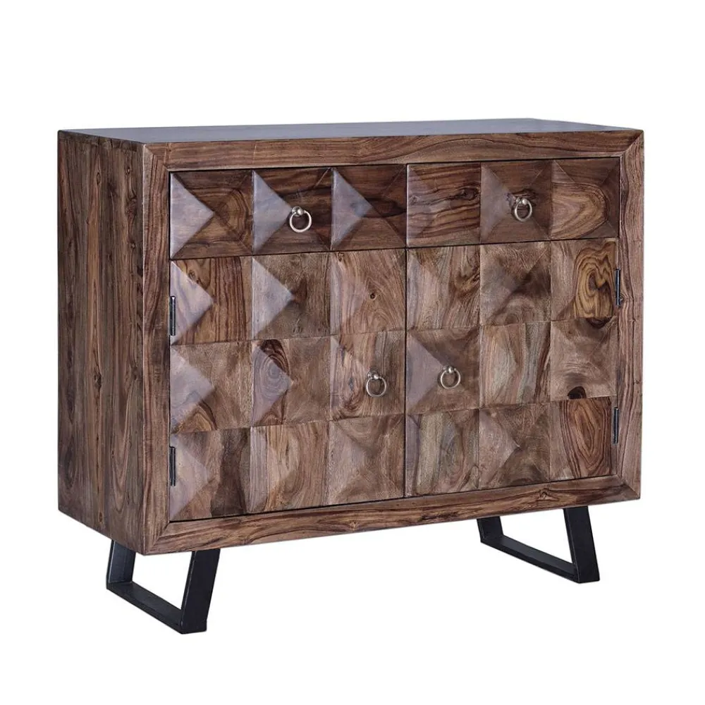 Wohnen Design Kombi-Kommode aus massivem Rosenholz - Christoma