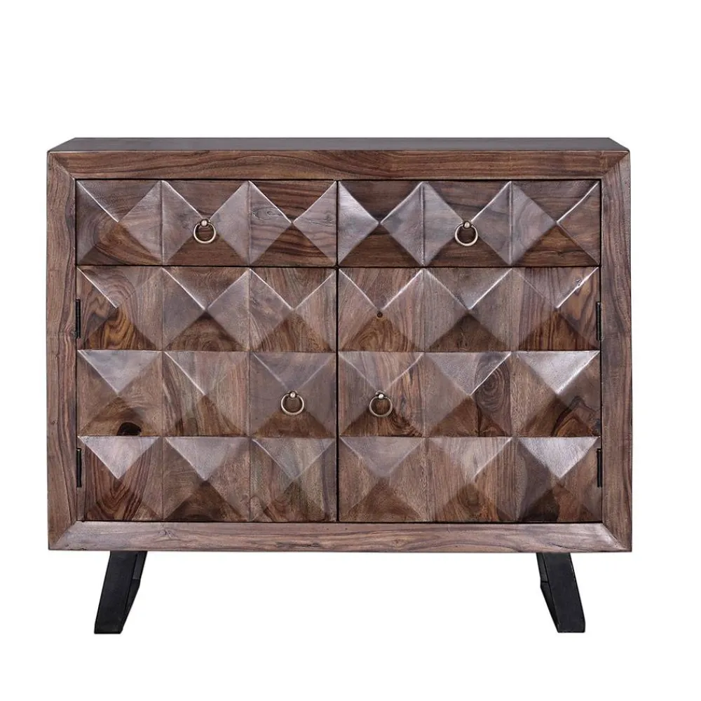 Wohnen Design Kombi-Kommode aus massivem Rosenholz - Christoma