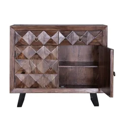 Wohnen Design Kombi-Kommode aus massivem Rosenholz - Christoma