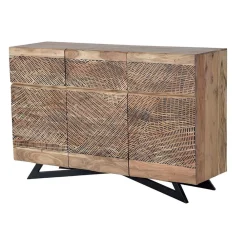 Wohnen Küchenschränke|Sideboards*Design Kombi-Kommode aus Massivholz - Merlan