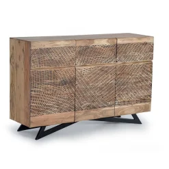 Wohnen Küchenschränke|Sideboards*Design Kombi-Kommode aus Massivholz - Merlan