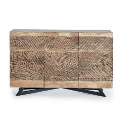 Wohnen Küchenschränke|Sideboards*Design Kombi-Kommode aus Massivholz - Merlan