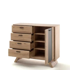 Wohnen Design Kombikommode 119x103x44 cm - Larinca