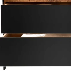 Wohnen Design Kommode in Wildeiche & Anthrazit - Claas