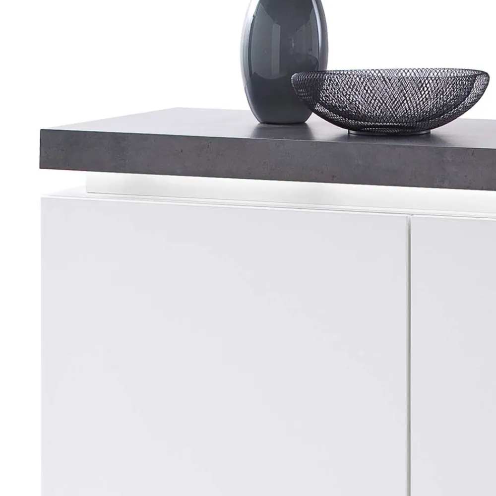 Wohnen Design Kommode Rebelvo mit dimmbarer LED Beleuchtung