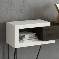 Wohnen Schwarze Möbel|Weiße Möbel*Design Konsolentisch & Spiegel Set - Elburg (zweiteilig)