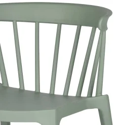 Wohnen Küchenstühle|Esszimmerstühle*Design Kunststoff Stuhl in Hellgrün - Dave (2er Set)