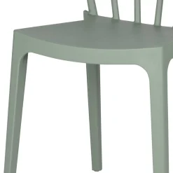 Wohnen Küchenstühle|Esszimmerstühle*Design Kunststoff Stuhl in Hellgrün - Dave (2er Set)
