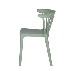 Wohnen Küchenstühle|Esszimmerstühle*Design Kunststoff Stuhl in Hellgrün - Dave (2er Set)