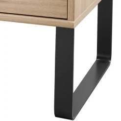 Wohnen Design Loft Bett mit Nachttischen - Licruva (dreiteilig)