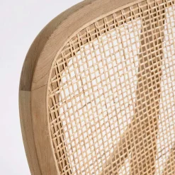 Wohnen Rattanmöbel*Design Loungestuhl aus Rattan & Teak - Plataya