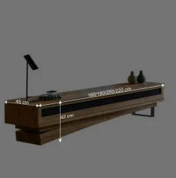 Wohnen Design Lowboard im Industry und Loft Stil - Ventida