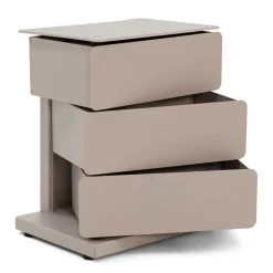 Wohnen Schuhschränke*Design Metallkommode in Taupe - Dolomiti